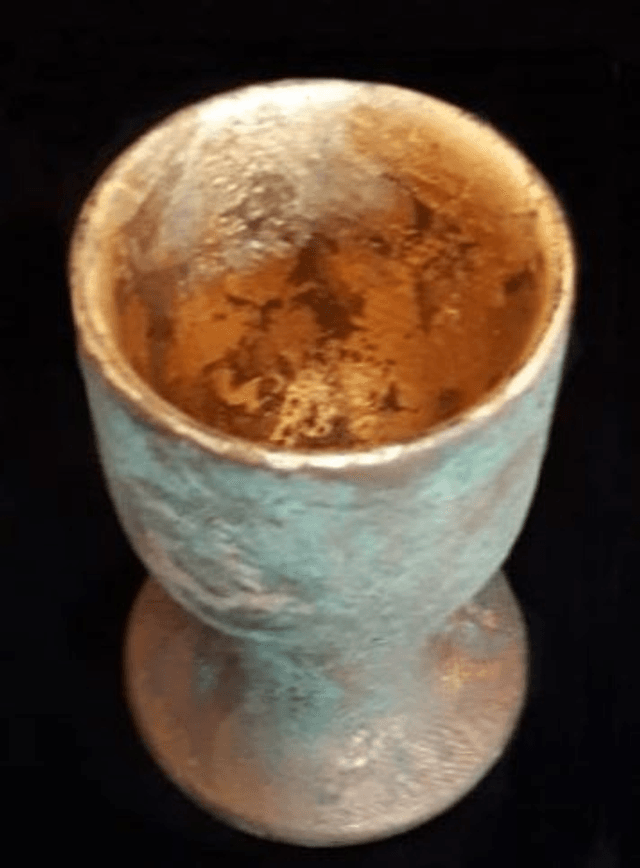Heilige graal - koper patina effect