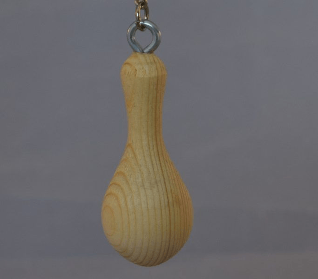 druppel sleutelhanger - vuren