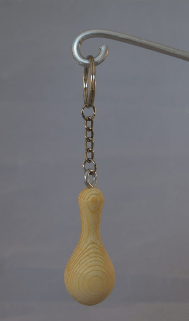 druppel sleutelhanger - vuren