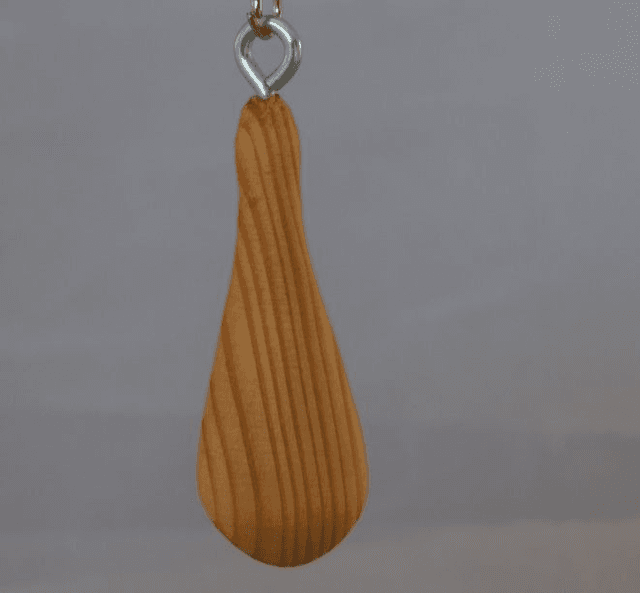 Druppel sleutelhanger - ceder