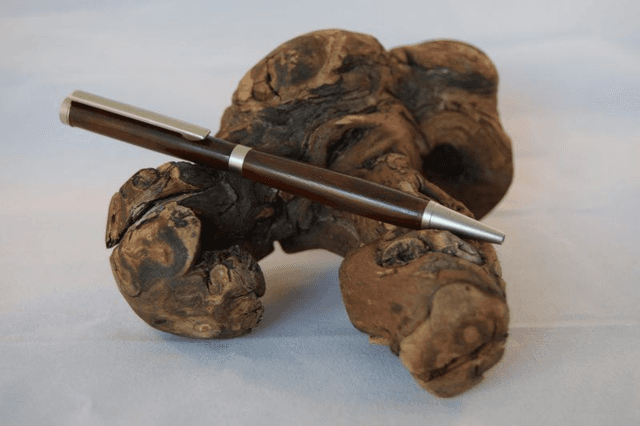balpen, mat chrome - cocobolo